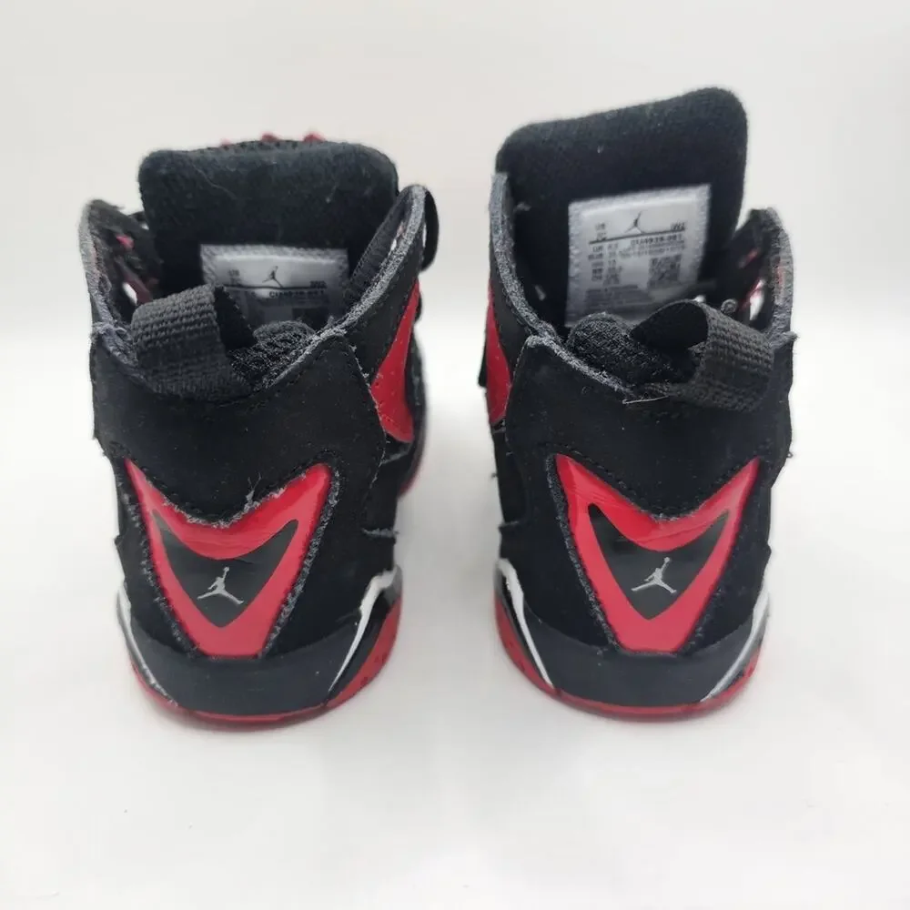 Air Jordan Air True Flight Red Black Toddler 7c